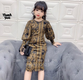 Váy thổ cẩm cho bé gái