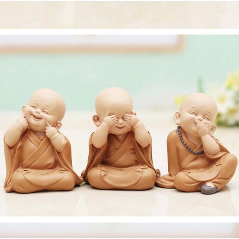 Bộ 3 tam không tiểu vàng 10cm