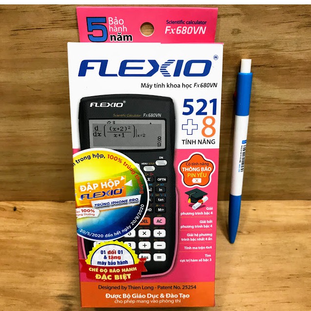 Máy tính khoa học Flexio FX680VN