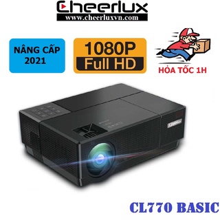 Máy chiếu Cheerlux CL770 phân giải thực 1080P , độ sáng 5500 lumens