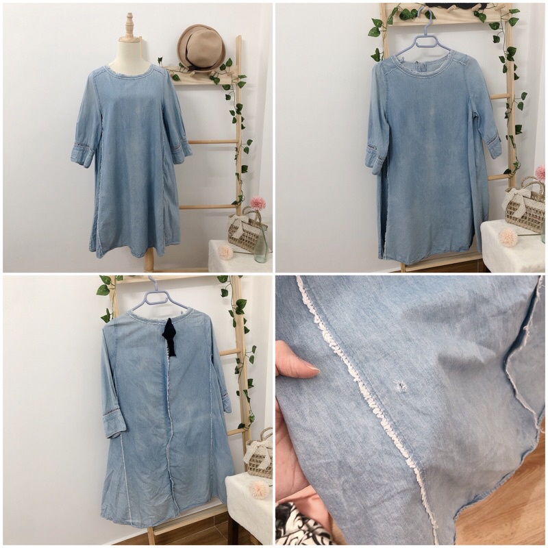 Đầm jean bò 2hand giá hạt dẻ