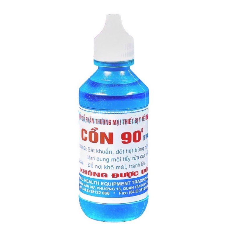 Cồn 90độ Vĩnh Phúc (60ml/chai)