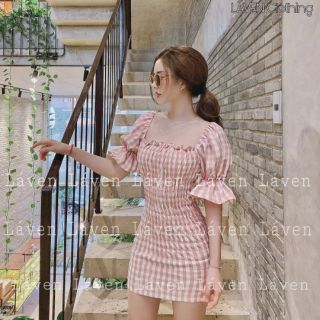 [HÀNG CHÍNH HÃNG NHÀ LÁ VEN] Đầm ôm body 2 MÀU HỒNG, VÀNG thun eo siêu so dãn