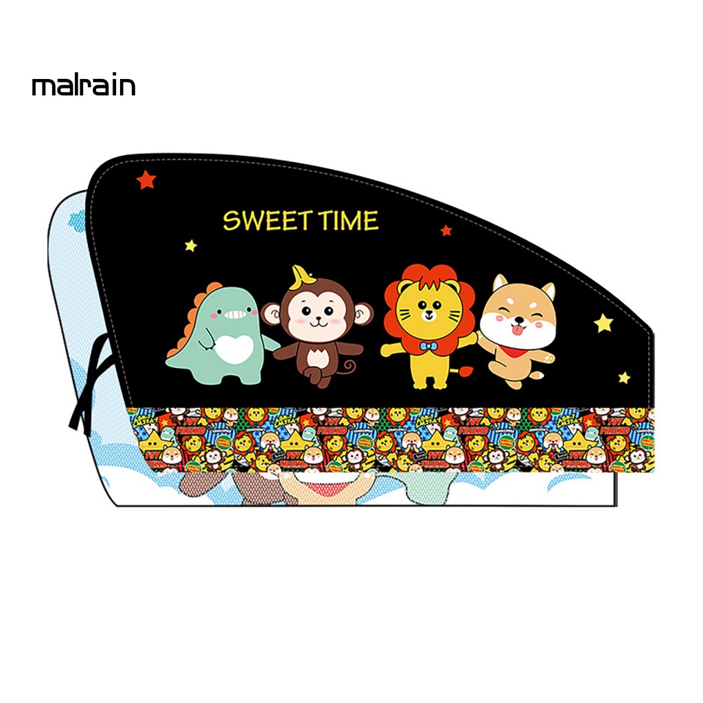 Tấm Che Nắng Cách Nhiệt Họa Tiết Động Vật Cho Xe Hơi