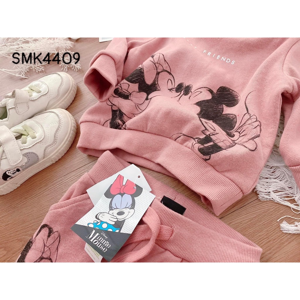 SMK4409- BỘ NỈ HỒNG FR