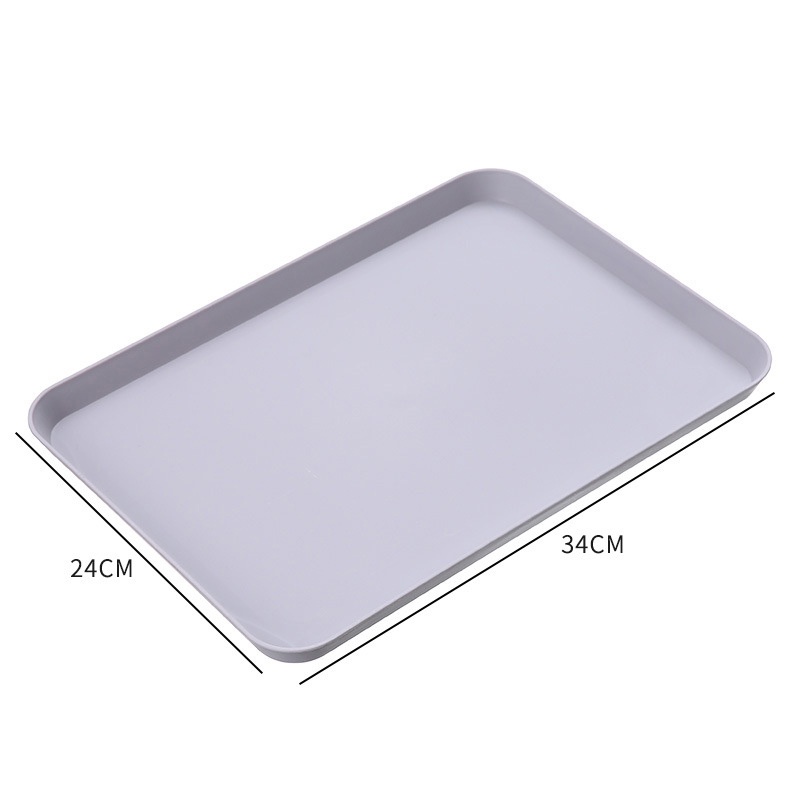 Khay đựng thức ăn OSSAYI chất liệu nhựa hình chữ nhật đa năng cho nhà bếp