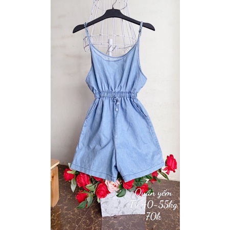 Quần yếm Jean kiểu