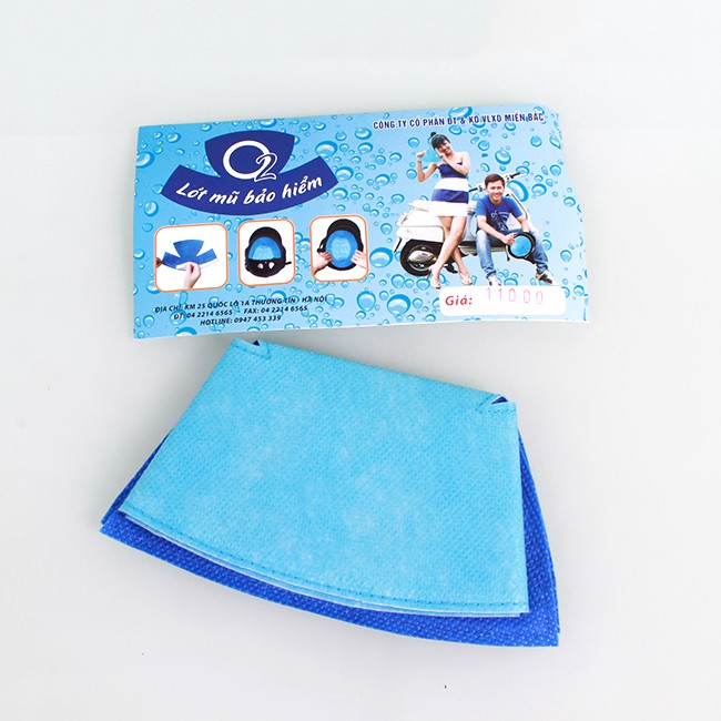 Lót mũ bảo hiểm may mắn miễn giặt