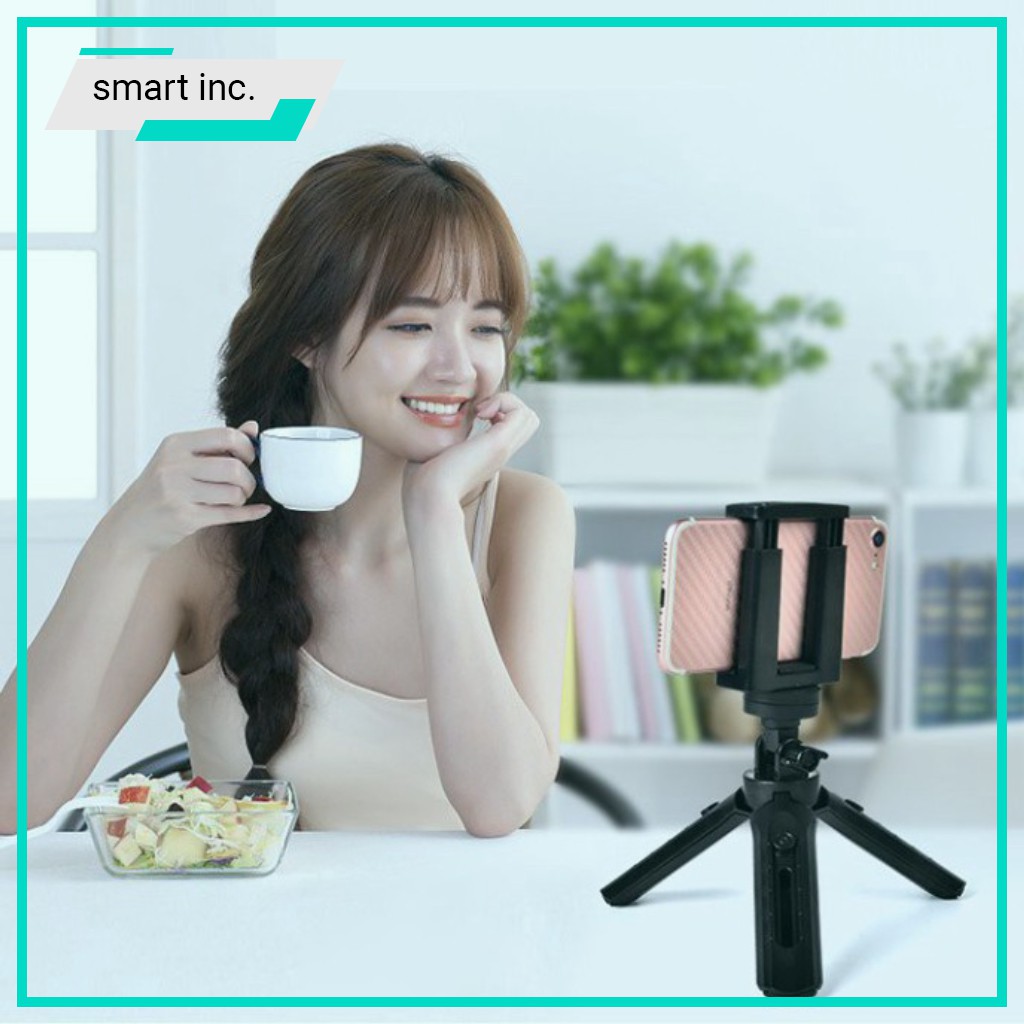 Tripod 3 Chân Giá Đỡ Gấp Gọn Gậy Selfie Bluetooth Tự Sướng Xoay 360 Độ Đế Đỡ Điện Thoại Chụp Hình Quay Phim