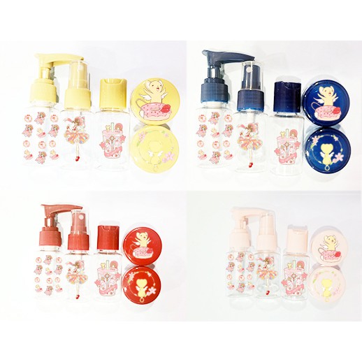 Bộ chiết mỹ phẩm du lịch kero CCS 5 món CMP13 kèm hộp đựng