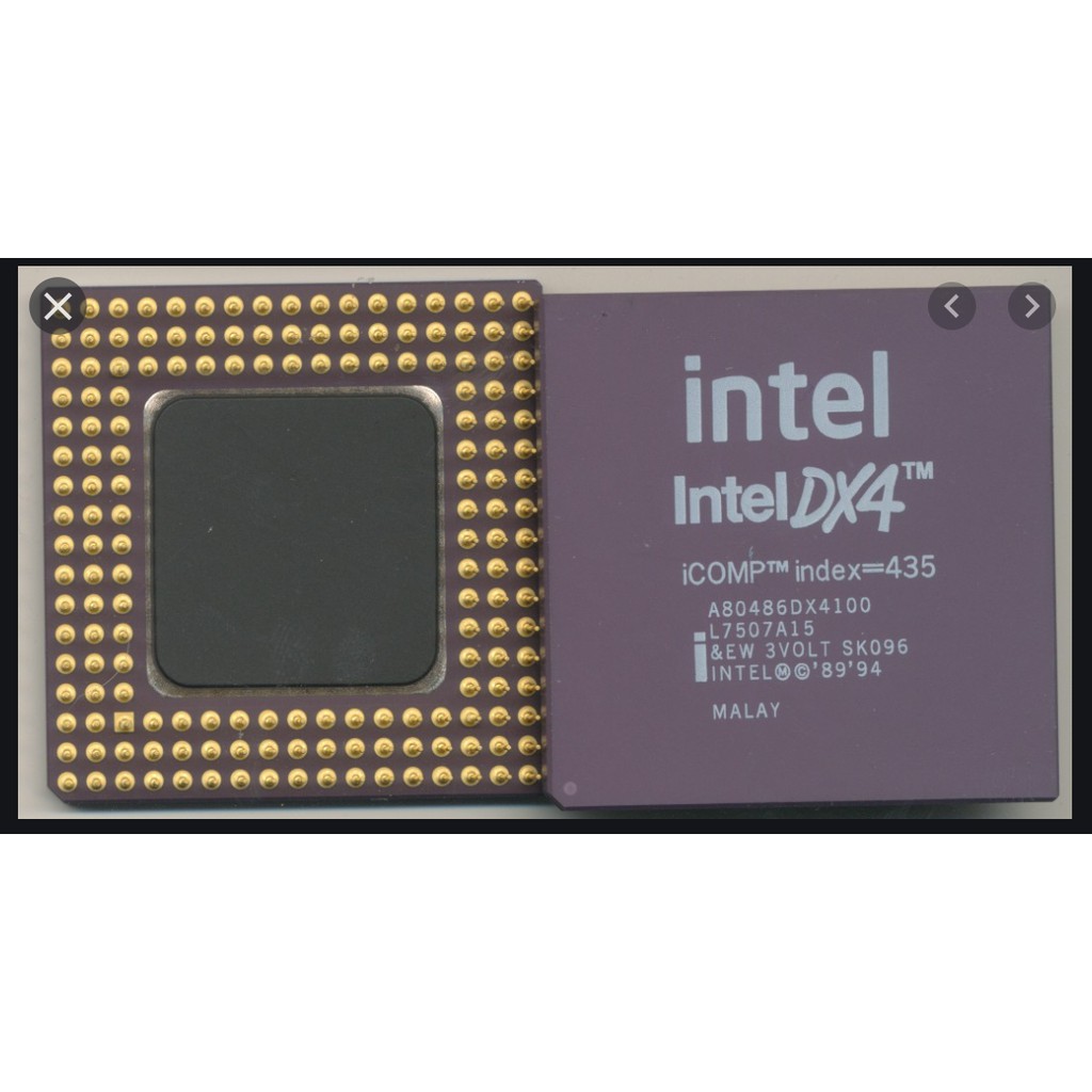 Bộ vi xử lý intel dx4 sk096 (đã qua sử dụng)