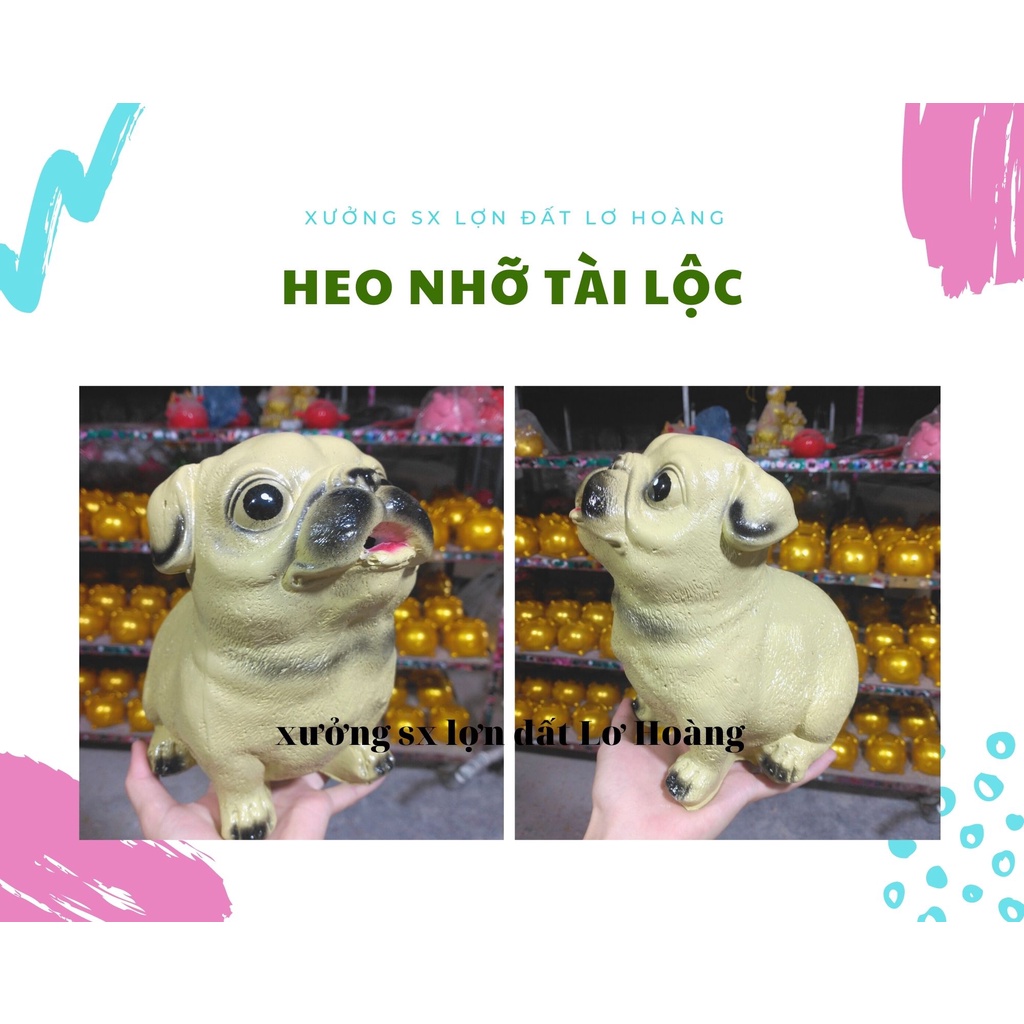 Heo đất tiết kiệm [mẫu đẹp] lợn đất tiết kiệm/ 🐷 Pitbull Siêu Đẹp  - M002 🐷 / Heo bỏ ống