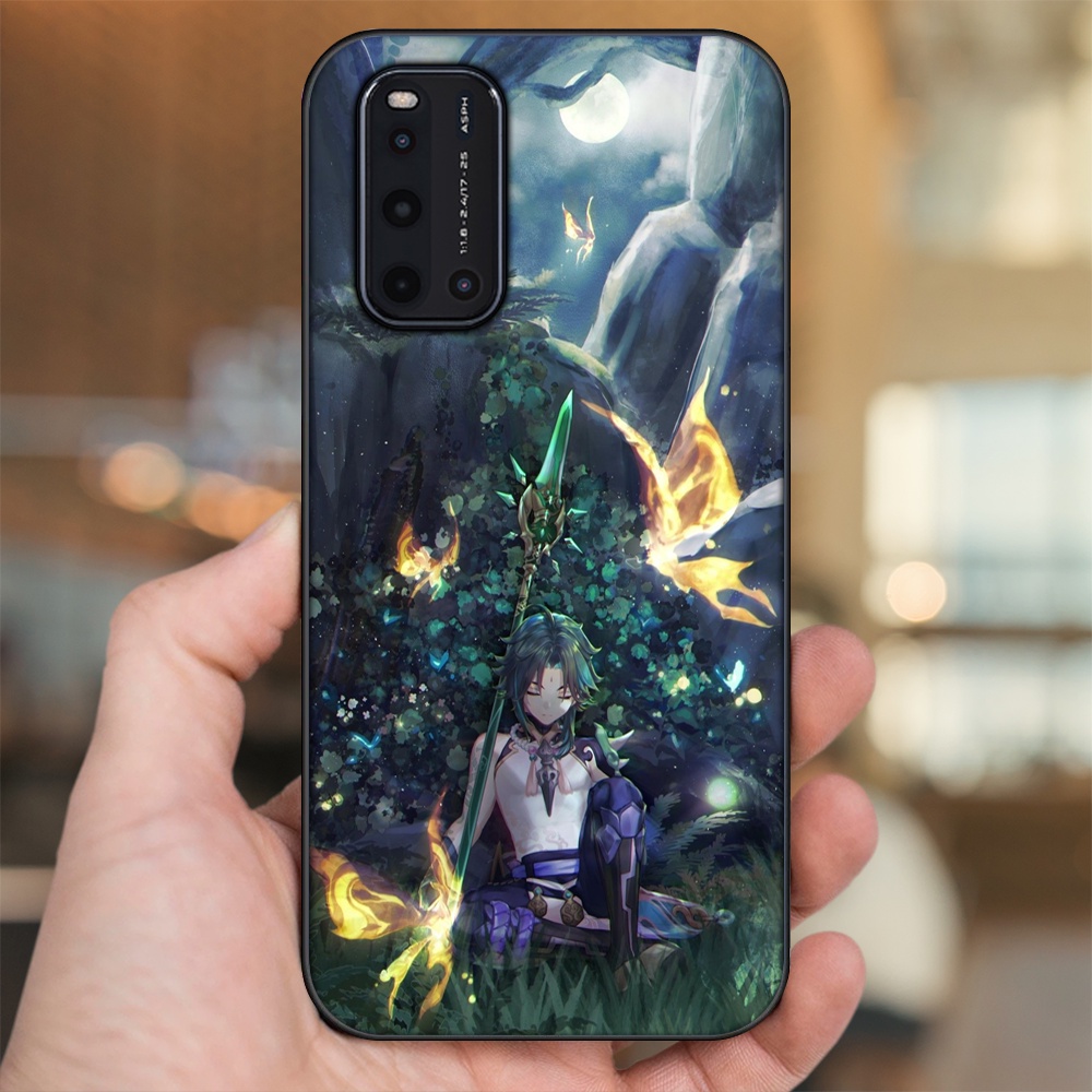 Ốp lưng Vivo V19 viền đen in hình Xiao Genshin Impact