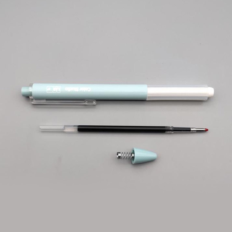 Set 6 Bút Bi Mực Đen Ngòi 0.5mm Có Thể Thu Gọn