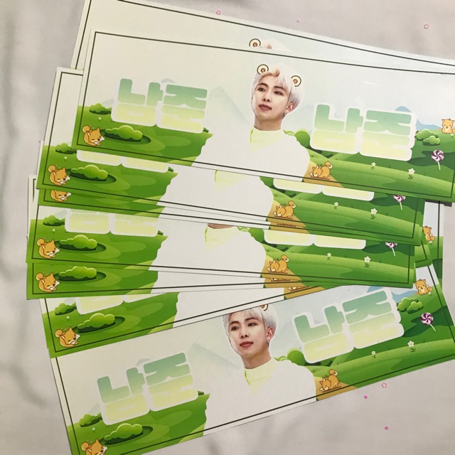 Banner BTS RM 15x30cm