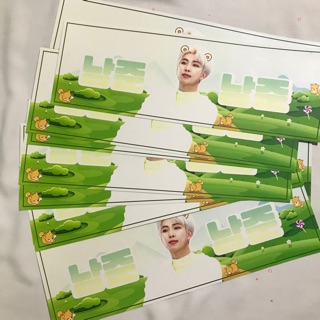 Banner BTS RM 15x30cm