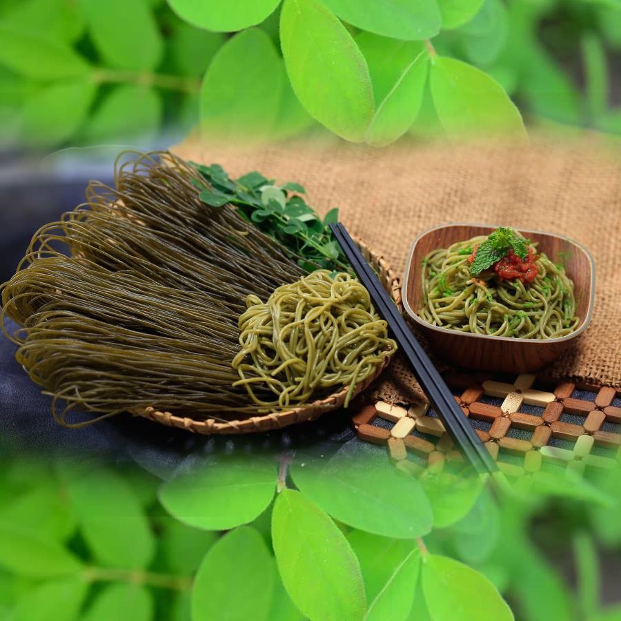 (Sỉ từ 10 gói với giá 18K/gói) - BÚN CHÙM NGÂY 250g MORINGA RICE NOODLE