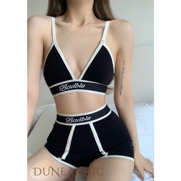 Set đồ thể thao DUNEA phong cách cổ điển gợi cảm cho nữ