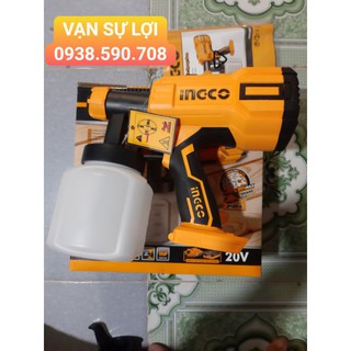 Thân máy phun sơn ingco dùng pin 20v chính hãng mã: csgli2001