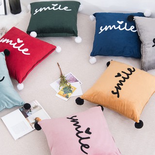 Vỏ Gối Sofa Trang Trí SMILE (45cmx45cm)