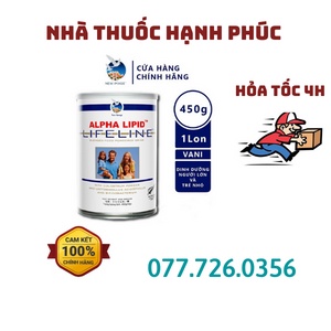Sữa Non Alpha Lipid Lifeline Nguyên Mã Code 450 Gram Từ New Zealand