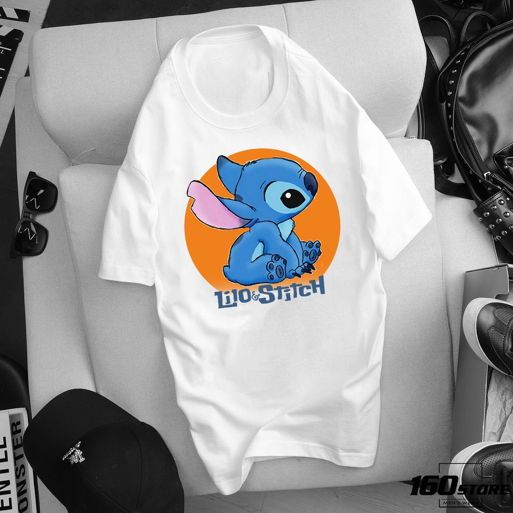 ÁO PHÔNG BÉ GÁI IN HÌNH LILO STITCH CHẤT LIỆU VẢI THUN CAO CẤP CHO CẶP ĐÔI SIÊU HOT - 229