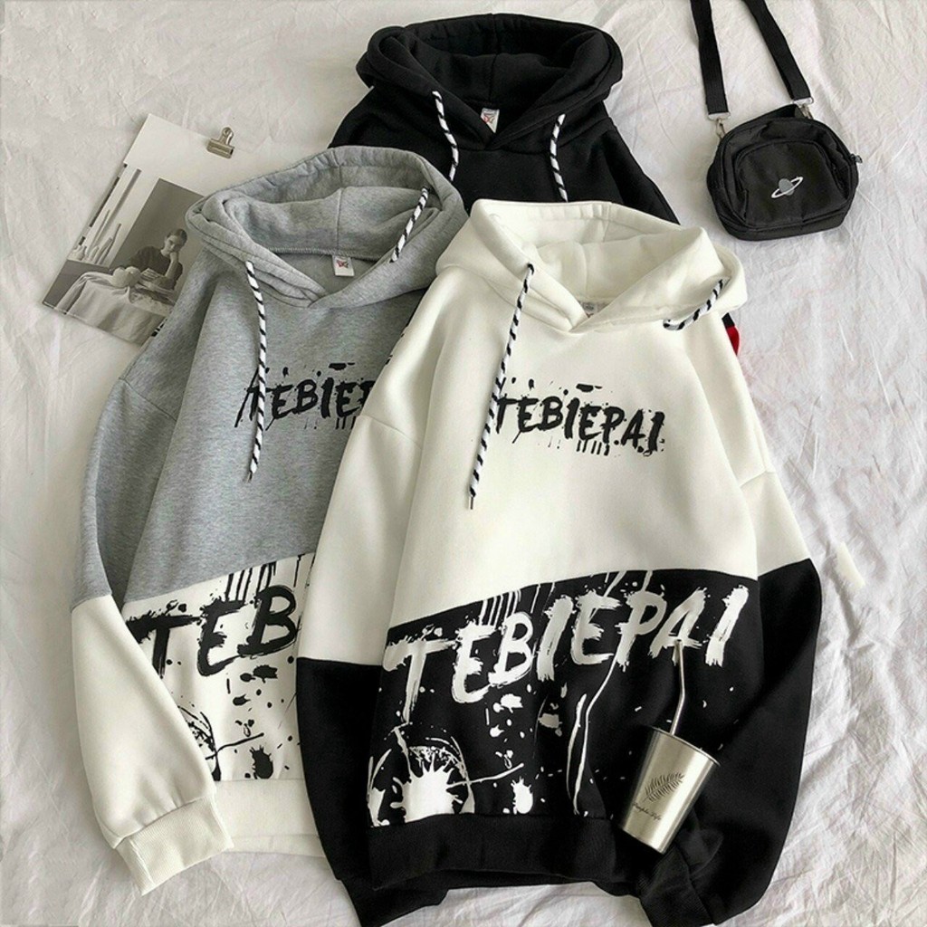 Áo hoodie ❤️FREESHIP❤️ áo khoác hoodie nam nữ - mẫu TEBIEPAI FREE SIZE DƯỚI 65KG