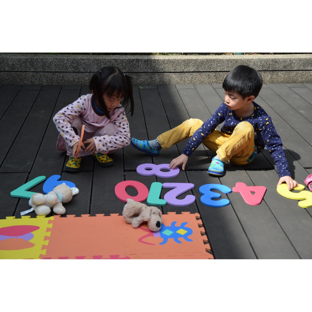 THẢM XỐP CAO CẤP CHO BÉ SMILE PUZZLE - CHỮ SỐ - KHÔNG MÙI - TIÊU CHUẨN CHÂU ÂU