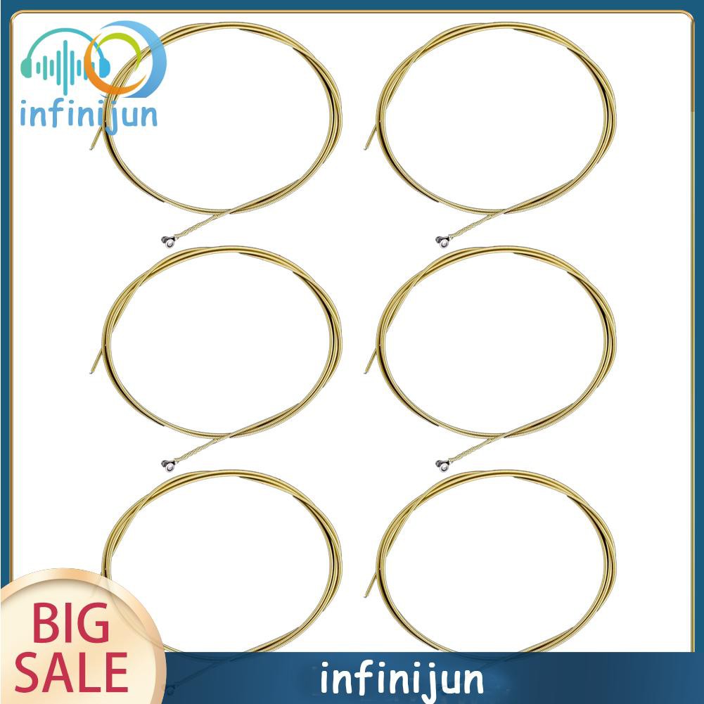 Set 6 Dây Đàn Guitar Mạ Vàng