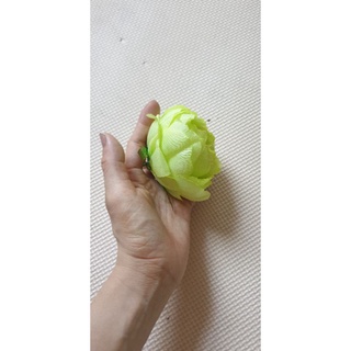 Combo 10 bông hồng trà- hoa giả, hoa vải lụa