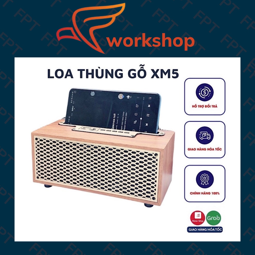 Loa Bluetooth XM5 Thiết Kế Màng Loa Tổ Ong Tinh Tế - Âm Thanh Sống Động - Bảo hành 12 tháng