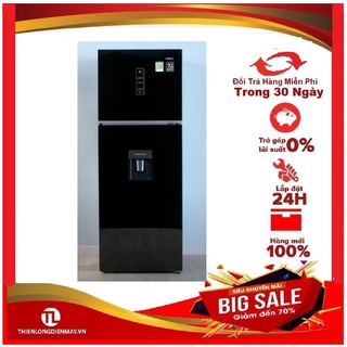 Tủ lạnh Aqua Inverter 344 lít AQR-T389FA(WBS) - Màu đen, Cảm ứng, Ngăn đông mềm, Lấy nước ngoài, Miễn phí giao