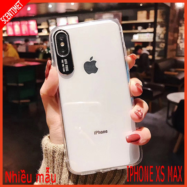 ỐP LƯNG IPHONE XS MAX ( ốp trong suốt có bảo vệ camera bằng kim loại , có bảo vệ chân sạc ) 5CENTIMET | BigBuy360 - bigbuy360.vn