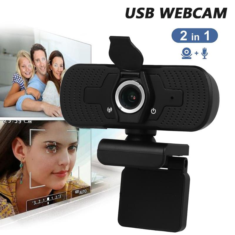 Webcam Full HD 1080P kết nối USB kèm micro cho máy tính | BigBuy360 - bigbuy360.vn