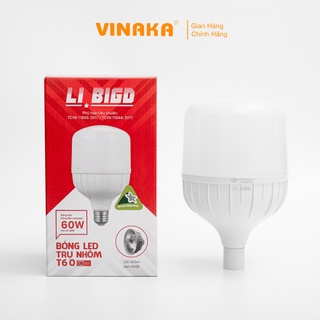 Bóng đèn led 60W bulb trụ LI-BIGD chính hãng G8 bảo hành 24 tháng