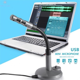 USB Microphone Recording USB Black For PC Desktop Laptop Mic Microphone