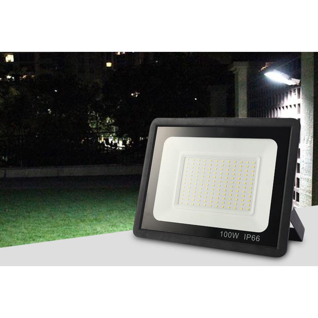 Đèn led pha 50w 100W Heshi chính hãng, chipled Gakami 2835 siêu sáng