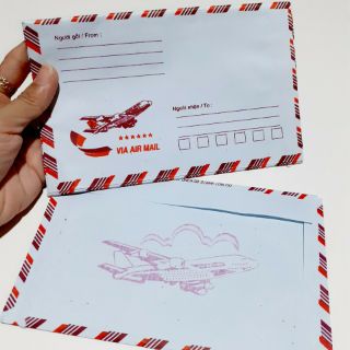 Combo 50 cái bao thư sọc (loại mỏng)