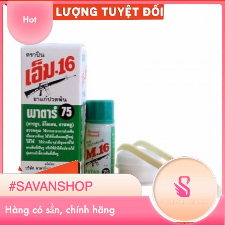 Dầu Trị Đau Nhức Răng M16 3ml Thái Lan chính hãng