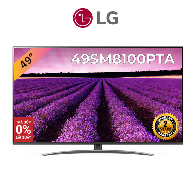 Smart Tivi LG 49 inch 4K UHD 49SM8100PTA - Hàng Chính Hãng