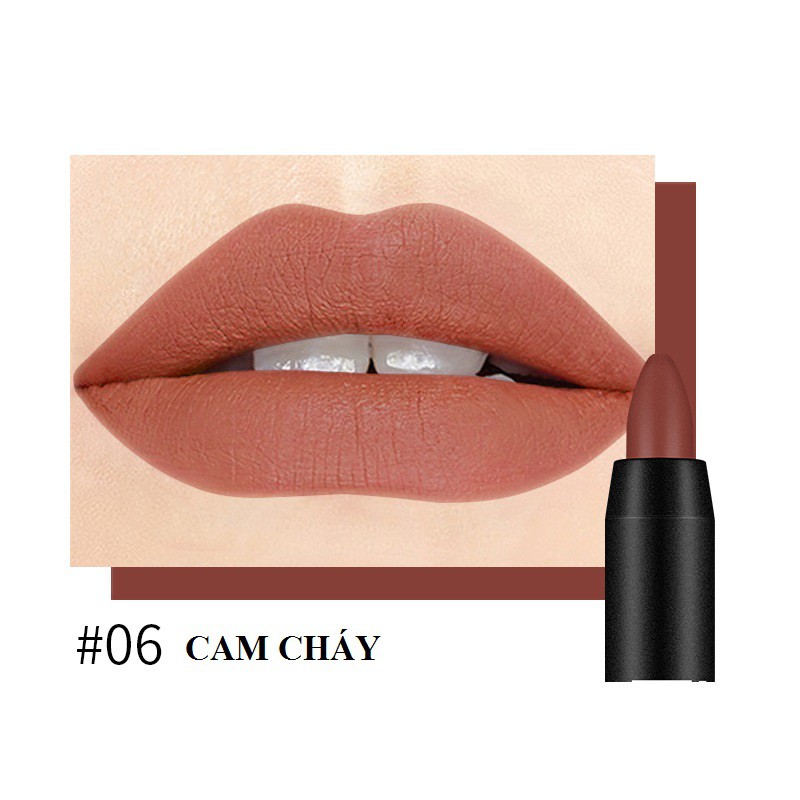 Son sáp bút chì Flowing Golden Kiss Matte Soft Lipstick siêu lì và mịn môi PI3016 | BigBuy360 - bigbuy360.vn