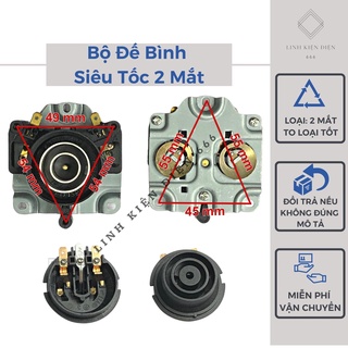 Đế Ấm Siêu Tốc Công Tắc Bình Siêu Tốc Chân Âm Đun Nước
