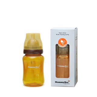 Bình sữa cổ rộng MummyBee Nano Silver 260ml