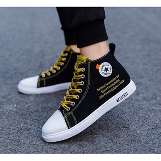 Giày nam nữ cao cổ ngôi sao, giày thể thao cổ cao nam Fashion  -đế tổng hợp êm chân, kiểu dáng đơn giản sang trọng