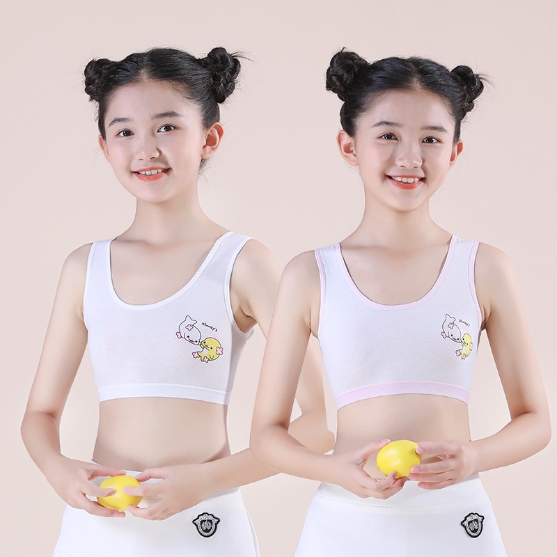 Áo lót vải cotton dành cho bé gái tuổi dậy thì