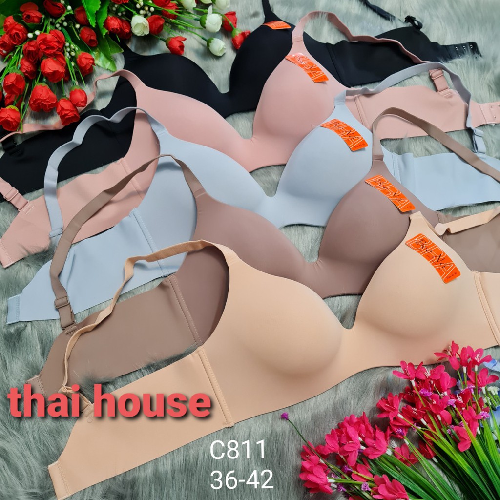 C811 - Áo lót đúc BIGSIZE cup C, nâng ngực, không gọng, bản to chống hằn mỡ