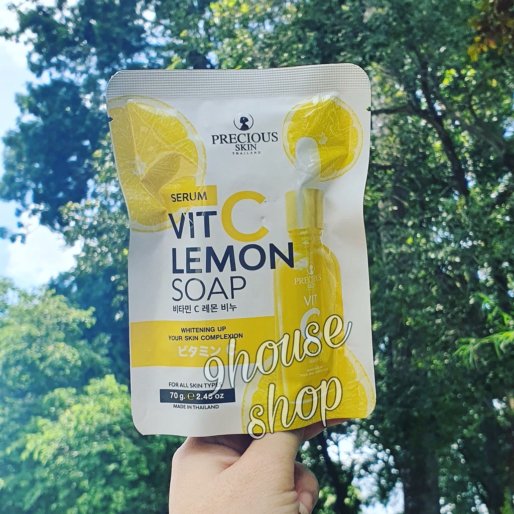 01 Xà Bông Chanh ViT C LEMON Precious Skin Thailand 70gram