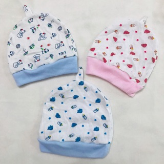 Mũ sơ sinh babyborn họa tiết nhí