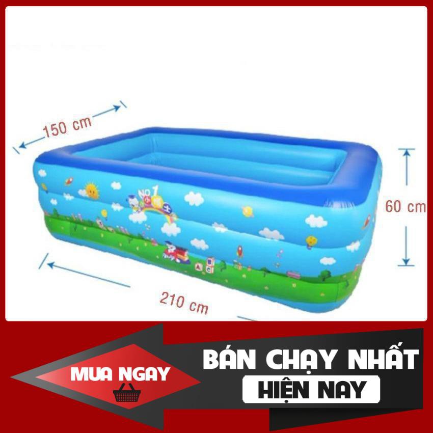 Bể bơi 2m1 siêu hot - đồ chơi vận động cho bé tiện lợi