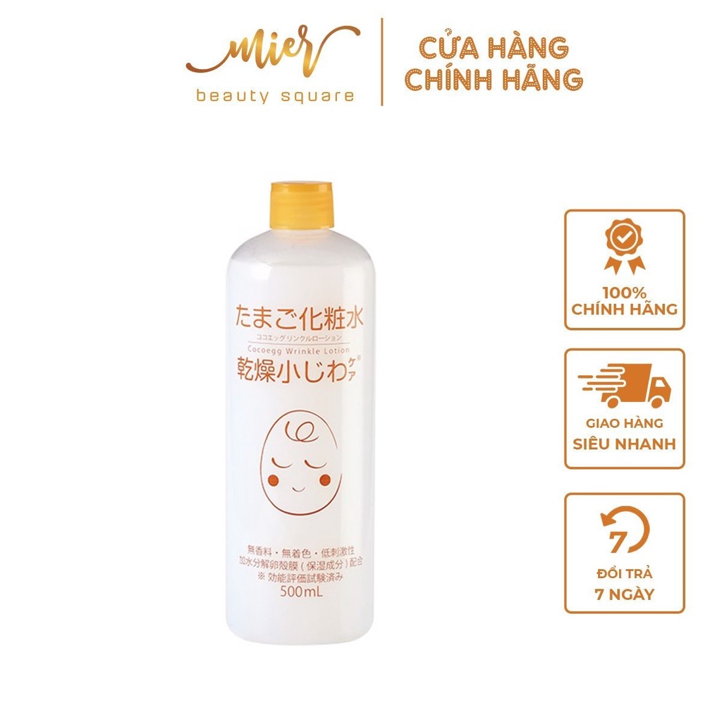 Nước Hoa Hồng Ngăn Ngừa Nếp Nhăn Cocoegg Wrinkle Lotion 500ml